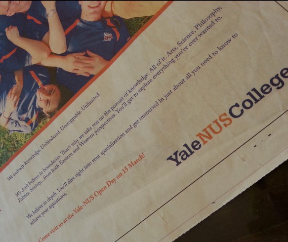 Copy text - Yale NUS Ad 1