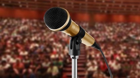 Giving speech